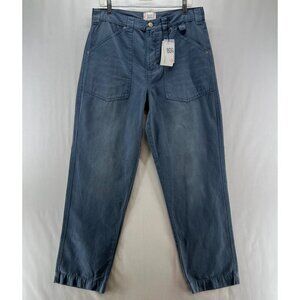 BDG Straight Leg Pants in Washed Blue